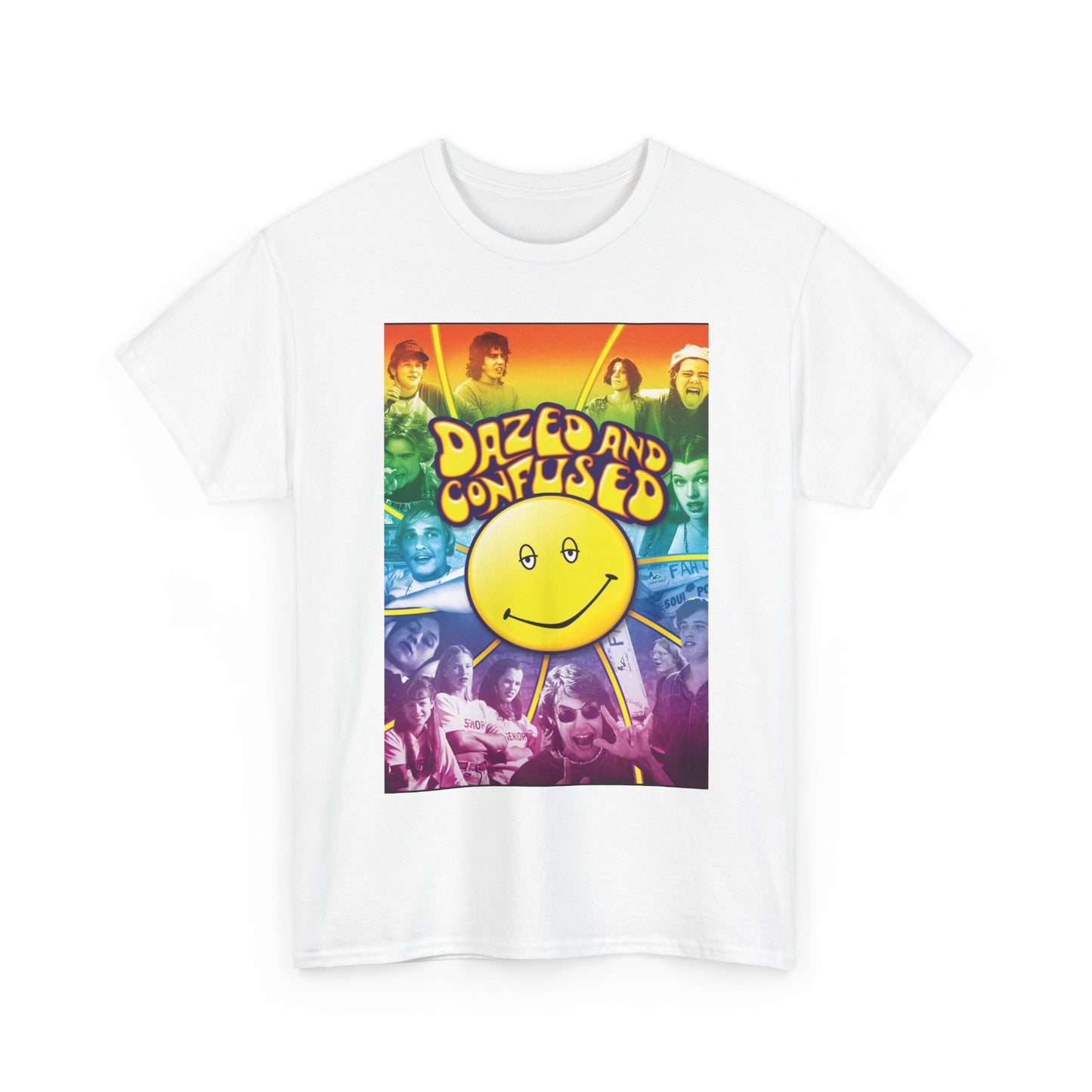 Dazed and Confused Tshirt Vintage Movie Poster Retro Unisex Heavy Cotton