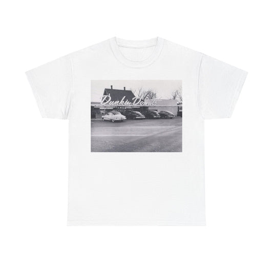 Dunkin’ Donuts T-shirt vintage art photo Boston classic Unisex Heavy Cotton Tee