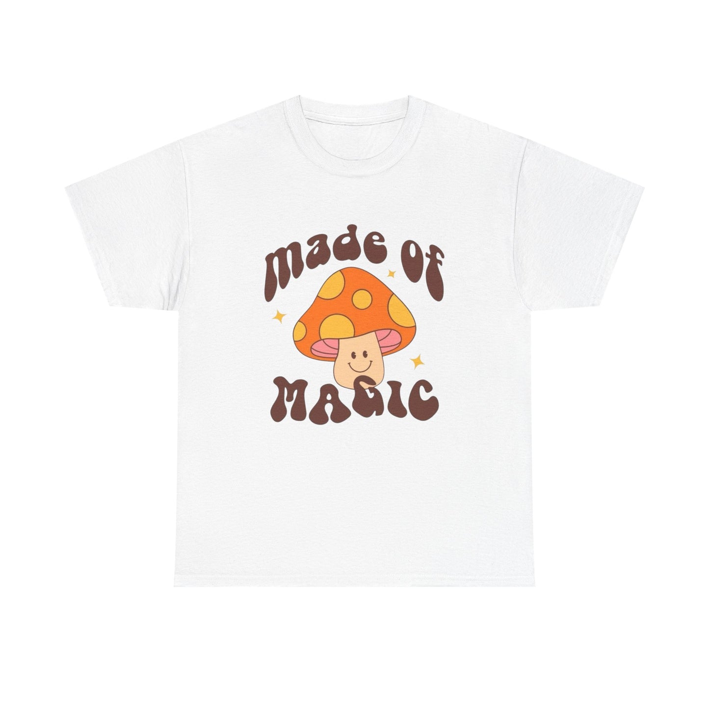 Made Of Magic Mushrooms Graphic T Shirt NEW ADULT TEE