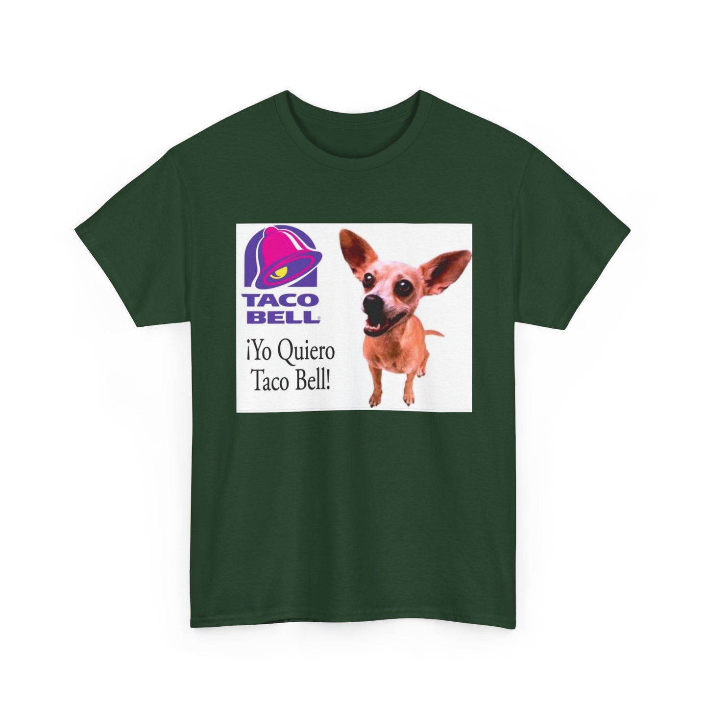 Taco Bell Shirt Funny Retro Logo Mexican Dog 90s Nostalgia Unisex Heavy Cotton