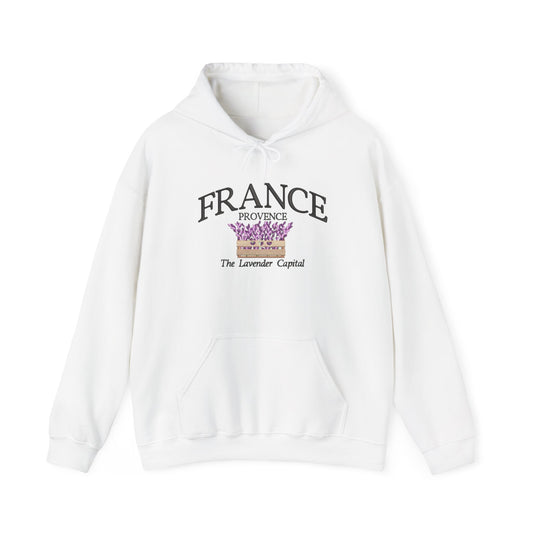 France Lavender Capitol Graphic Hoodie Heavy Blend Sweatshirt NEW
