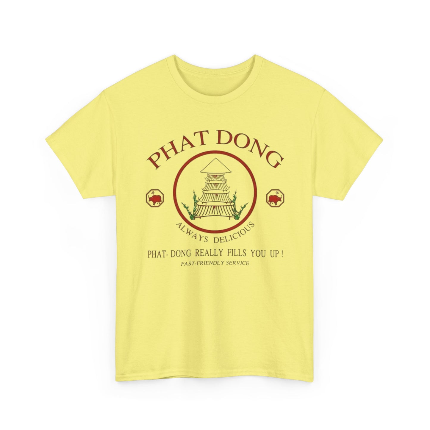 Phat Dong Funny Chinese Food Graphic T-Shirt Gift NEW Jokes  Heavy Cotton Tee
