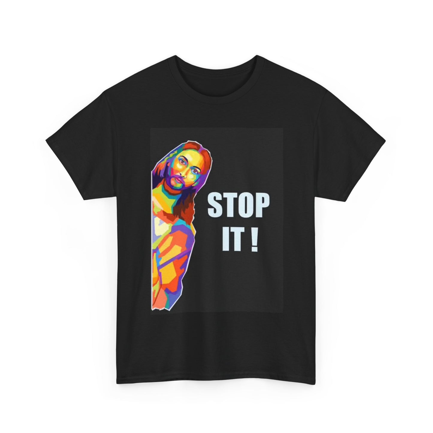 Jesus Stop It Shirt Funny Graphic I saw That Gift Unisex Heavy Cotton Tee