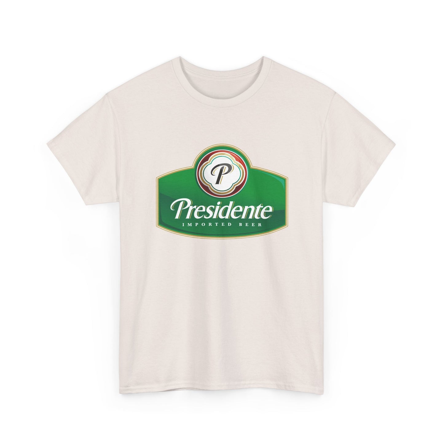 Presidente Beer Logo Shirt Retro Poster Unisex Heavy Cotton Tee