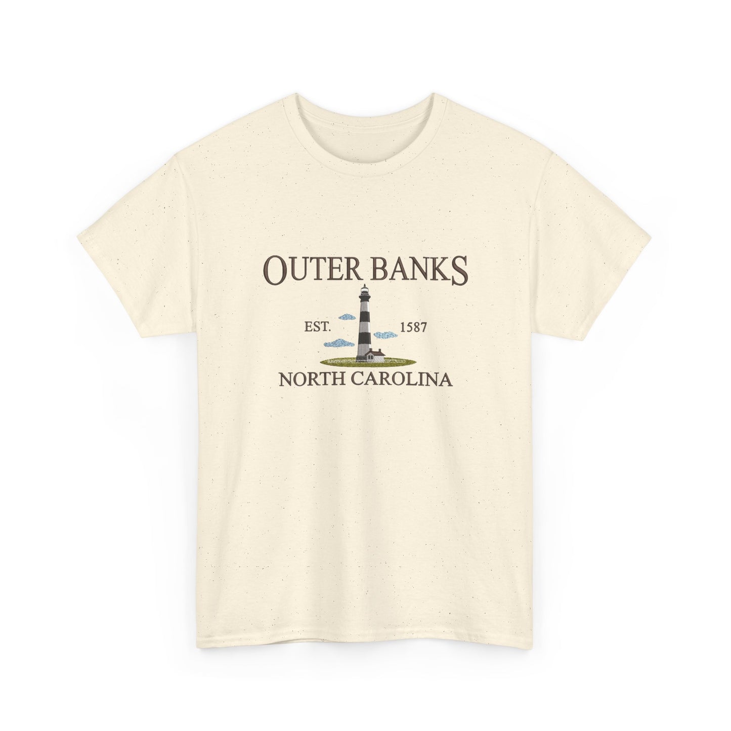 Outer Banks North Carolina Graphic T Shirt NEW Unisex Heavy Cotton Tee