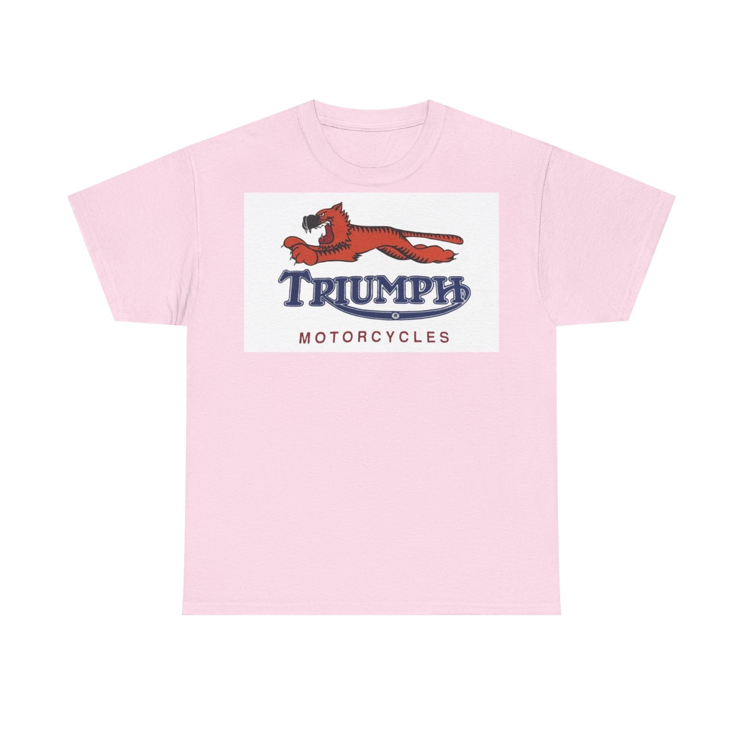 Triumph T-shirt vintage motorcycles nostalgia Tiger Unisex Heavy Cotton Tee
