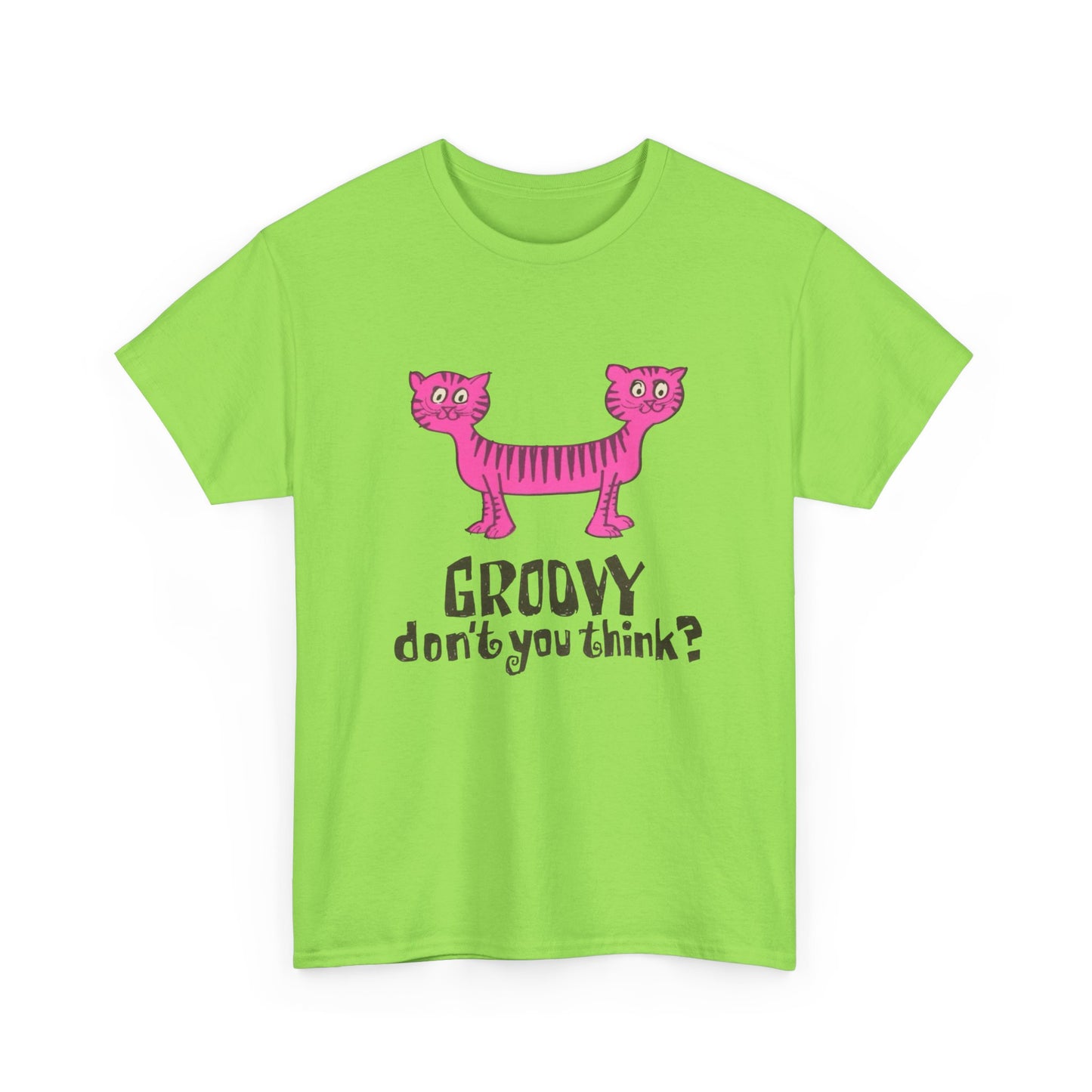 Groovy Don't You Think Retro Graphic T Shirt NEW Adult Tee