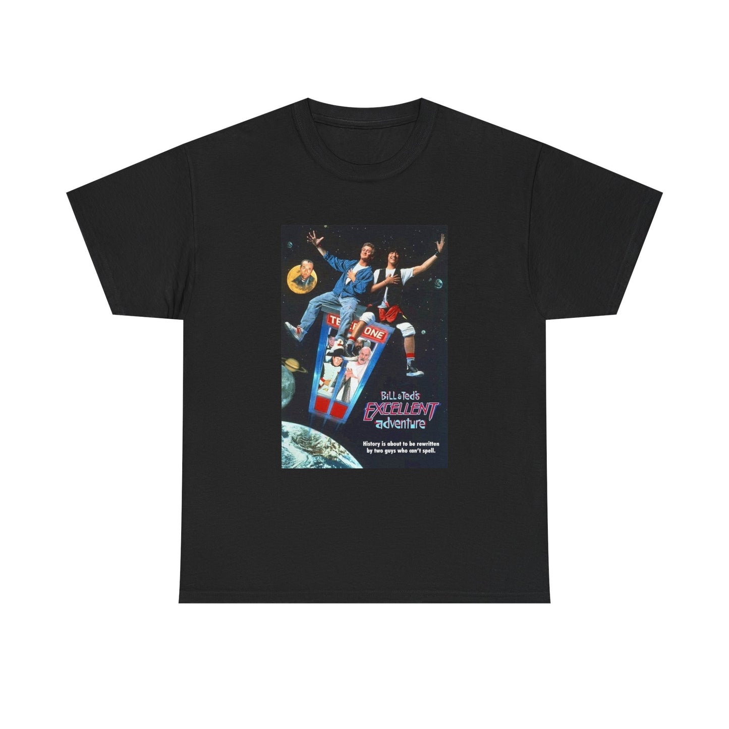 Bill And Teds Excellent Adventure Tshirt Vintage 80s Graphic Unisex Heavy Cotton