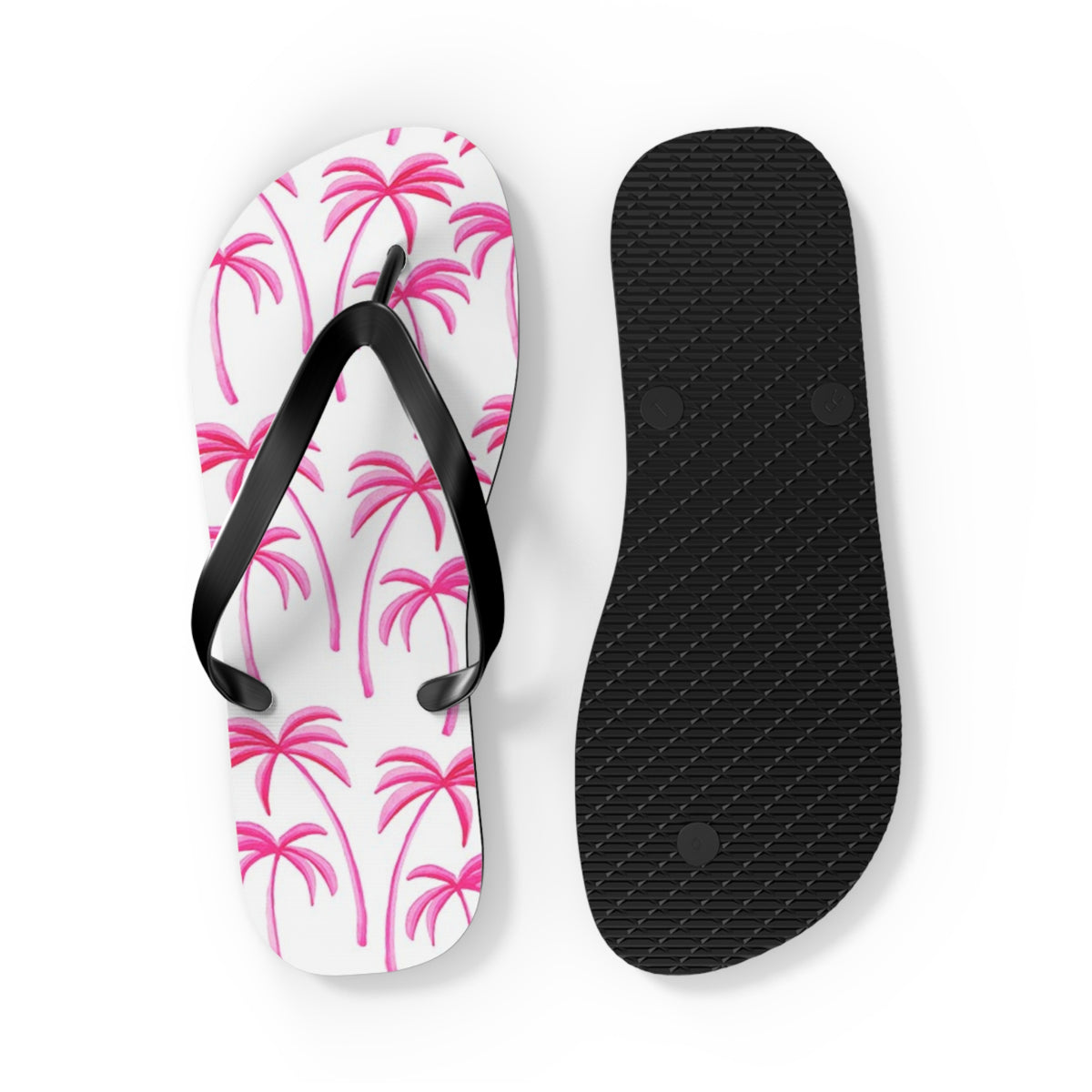 Pink Palms Sandals Summer Flip Flops Slides BRAND NEW