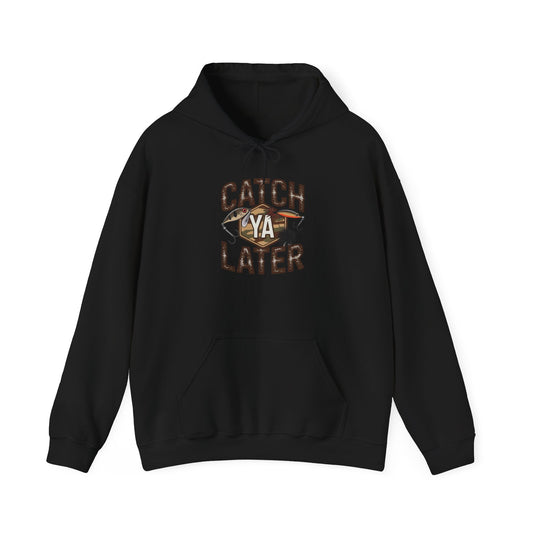 Catch Ya Later Fish Graphic Hoodie Unisex Heavy Blend™ Hooded Sweatshirt