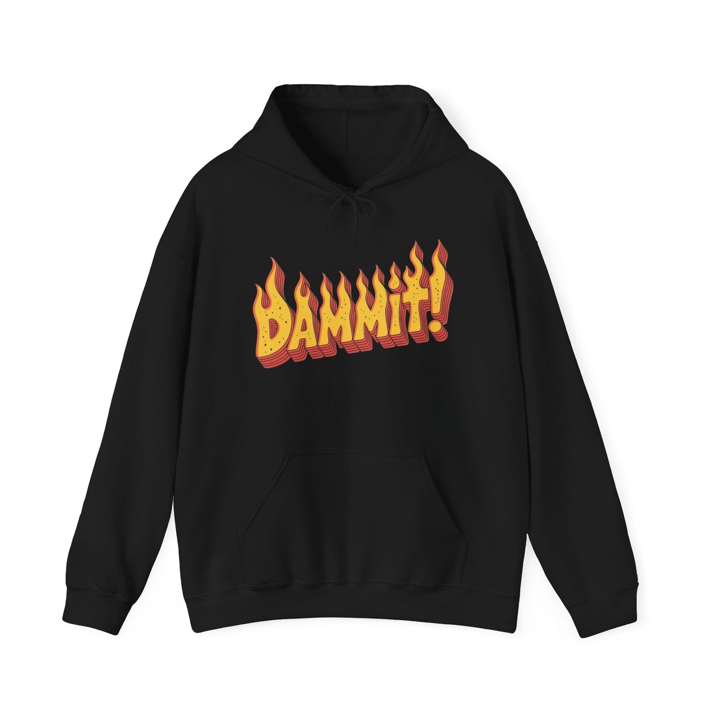 Dammit Skateboarding Retro Graphic Hoodie Hooded NEW Sweatshirt Adult
