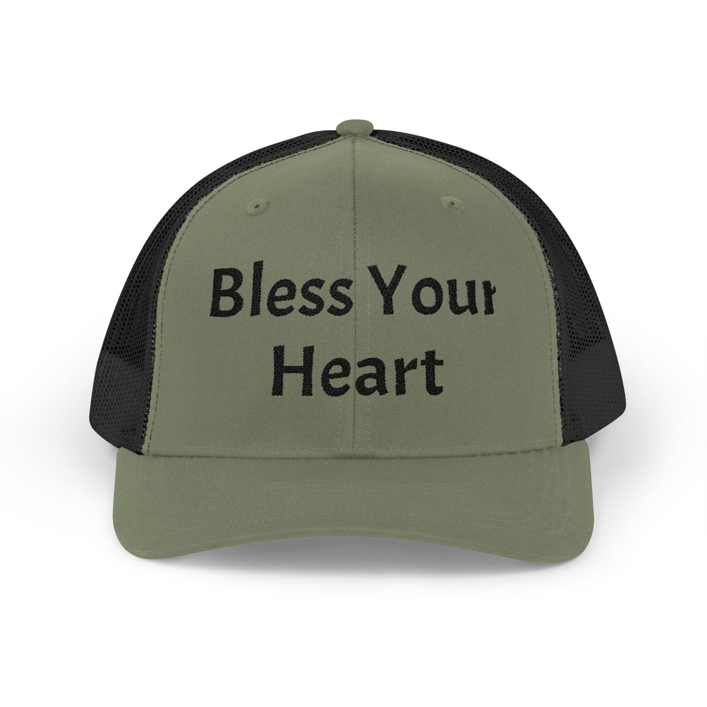 Bless Your Heart Hat Southern Charm Funny Snapback Trucker Cap