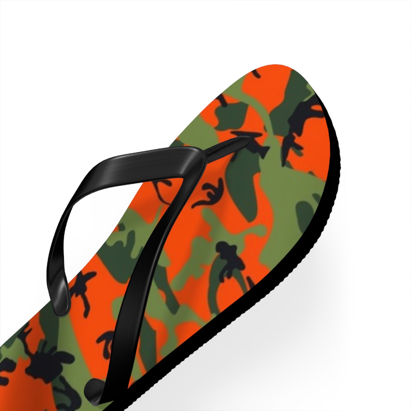 Waves And Sun Sandals Orange Camo Summer Flip Flops Slides BRAND NEW