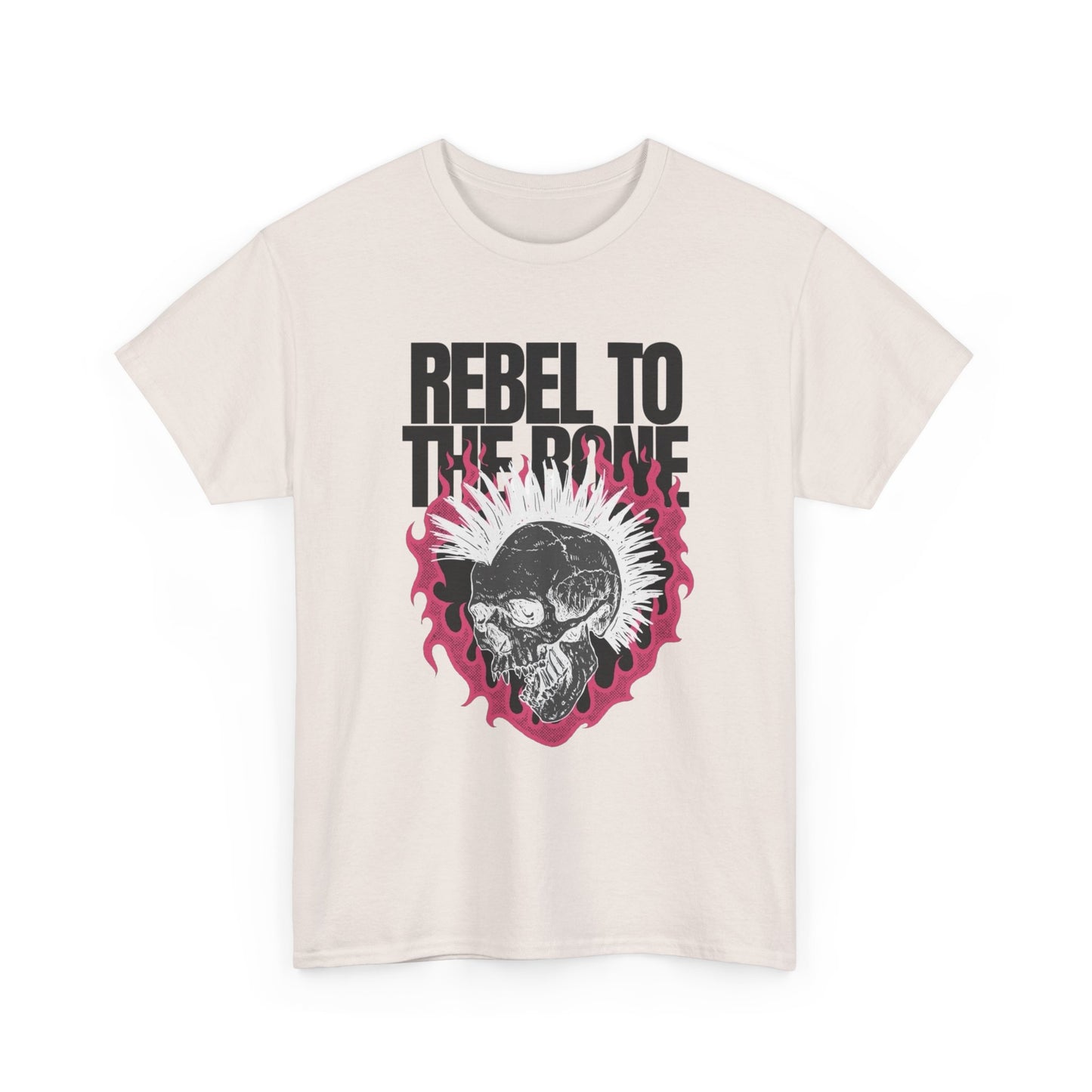 Rebel To The Bone Graphic T Shirt Unisex Heavy Cotton Tee