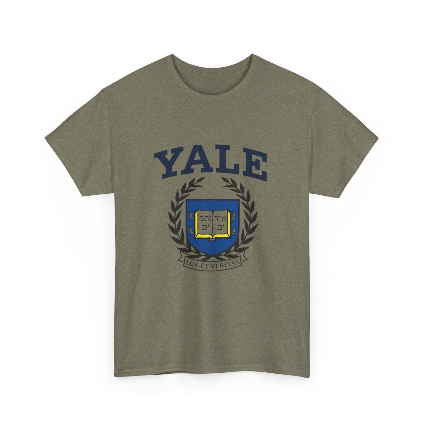 Yale Logo College Graphic T Shirt ADULT NEW