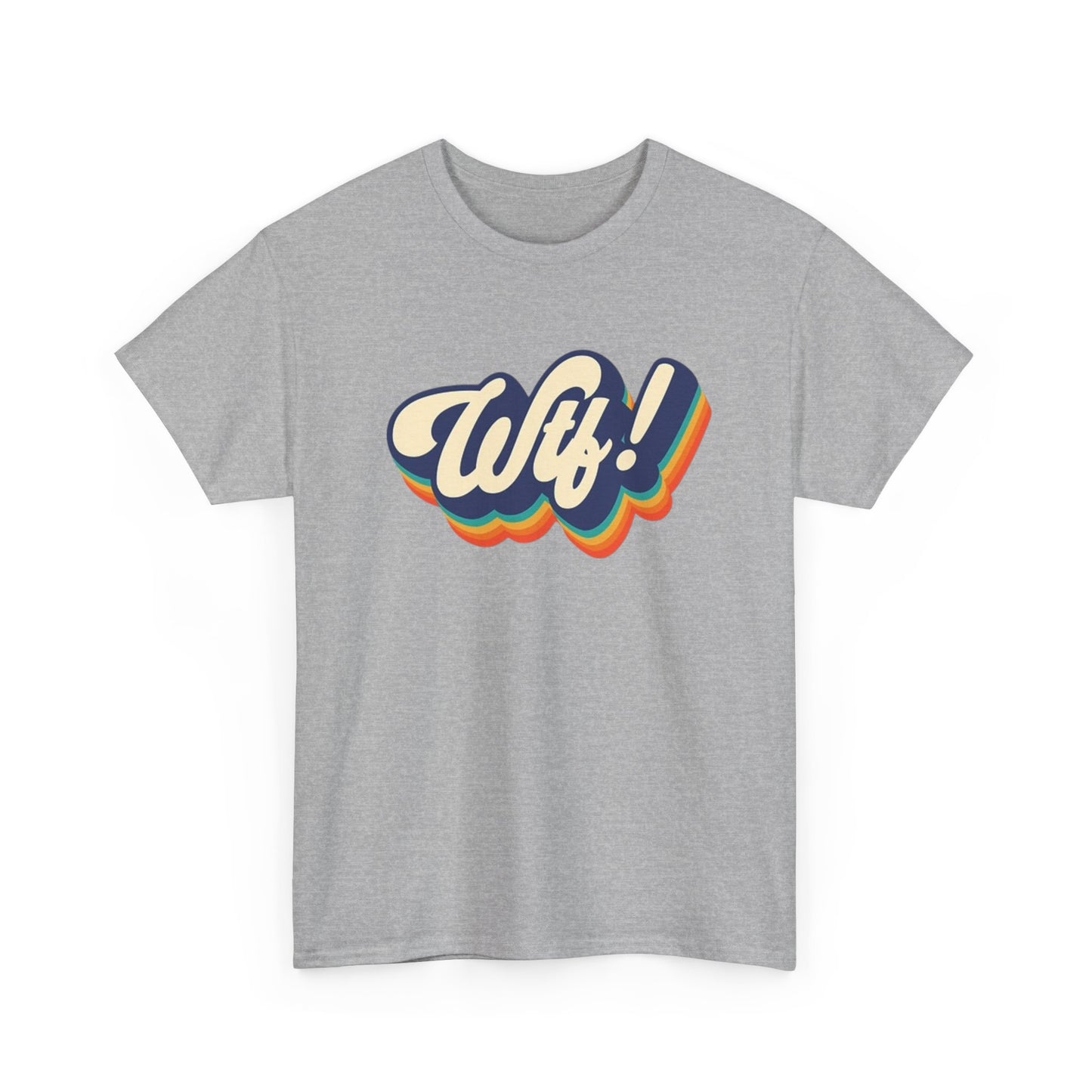 WTF Funny Graphic T Shirt BRAND NEW Apparel Unisex Heavy Cotton Tee