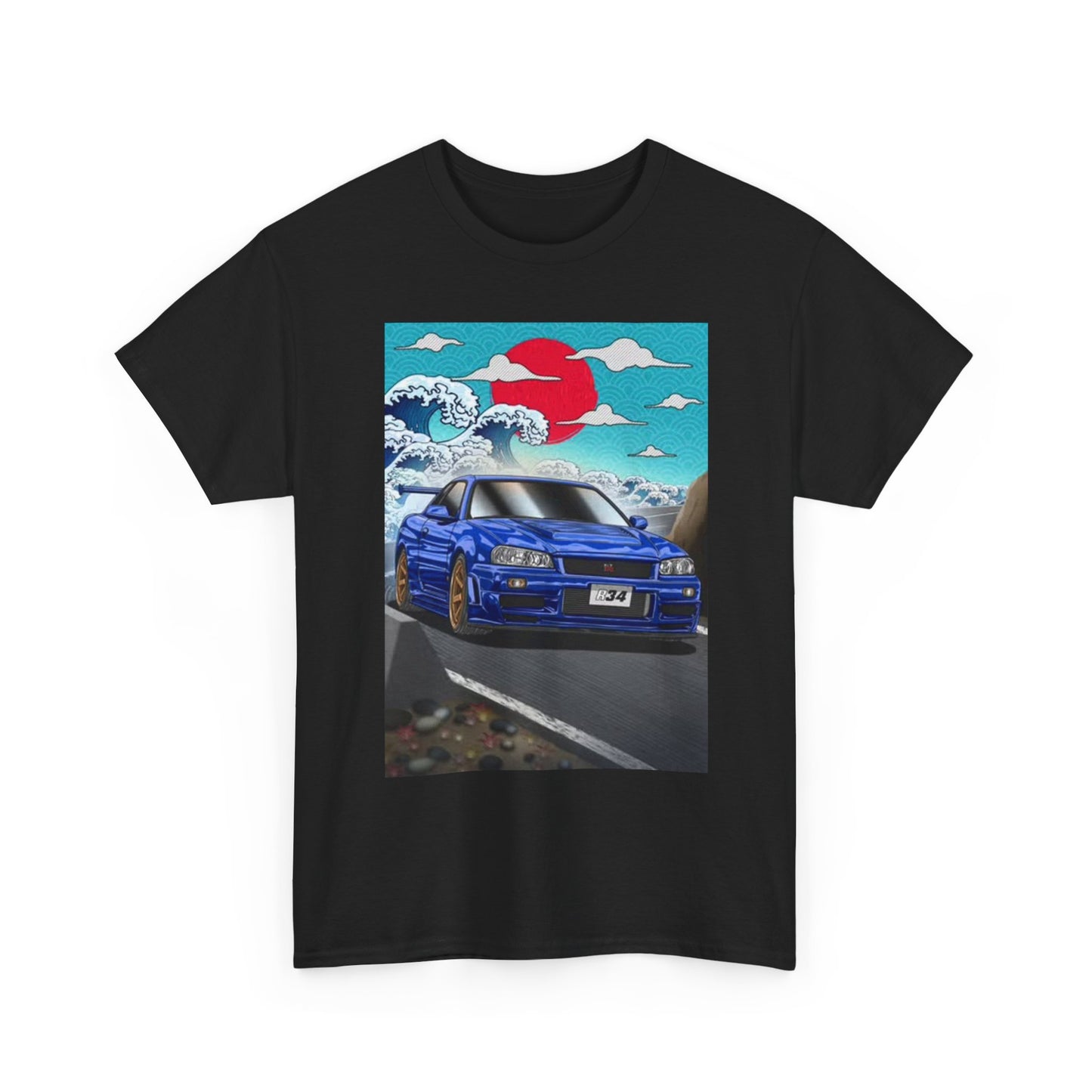 Nissan Skyline Graphic T Shirt GTR Vintage Japan Retro Unisex Heavy Cotton Tee