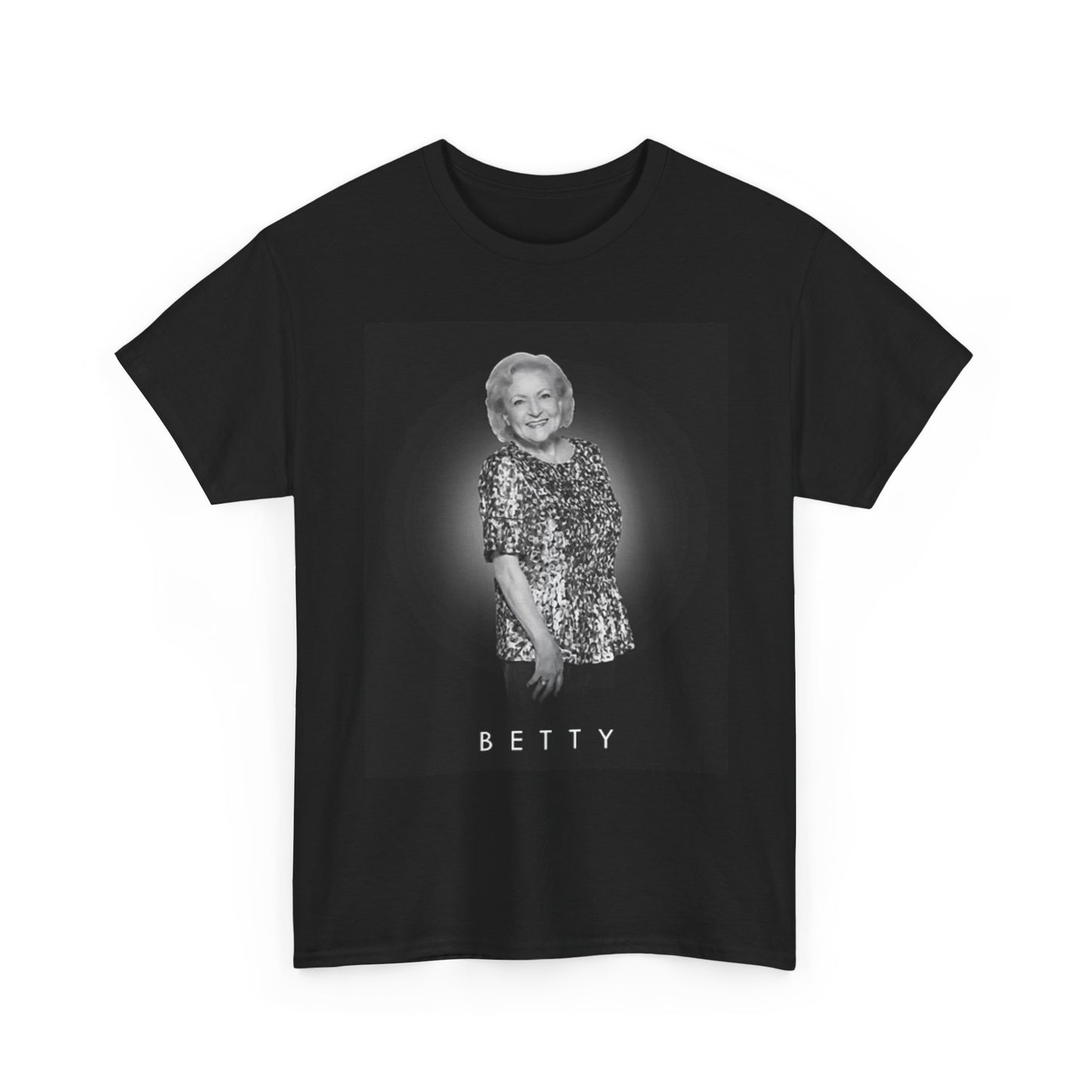 Betty White Graphic T Shirt Vintage Actress Icon Comedy Unisex Heavy Cotton Tee