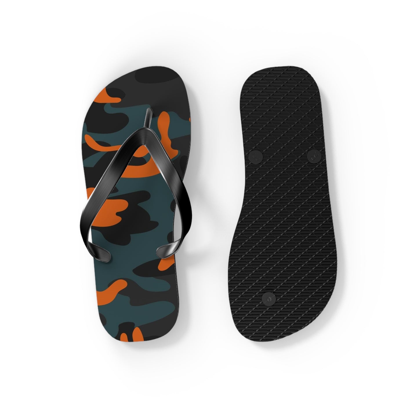 Waves And Sun Sandals Camo Print Summer Flip Flops Slides BRAND NEW