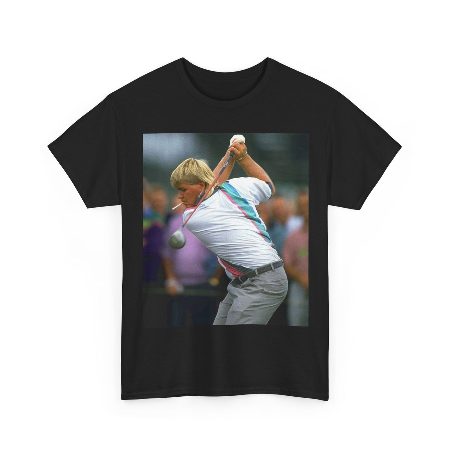 John Daly TShirt Masters golf club Tiger woods Vintage Unisex Heavy Cotton Tee