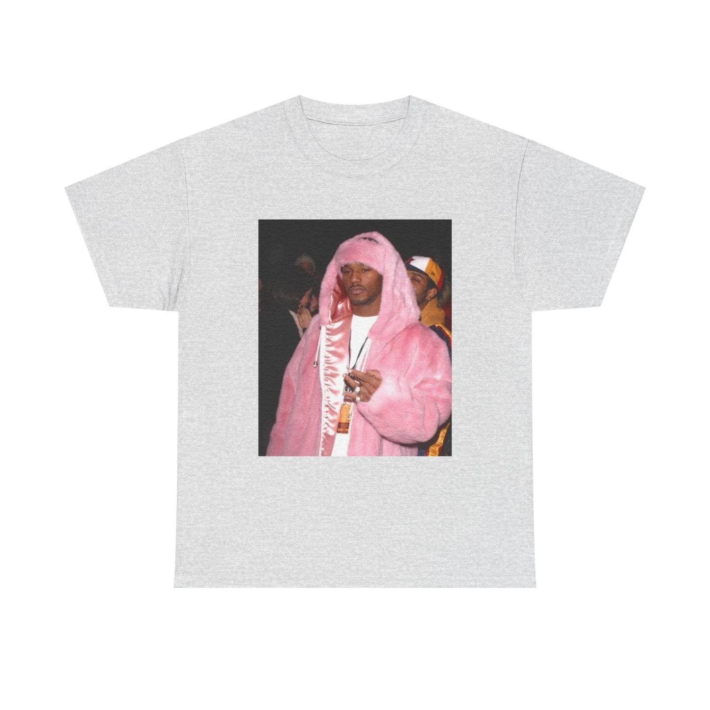 Camron diplomats T-shirt vintage pink fur coat graphic Rap Unisex Heavy Cotton