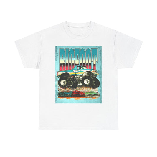 Bigfoot Monster Truck Graphic T Shirt Retro Unisex Heavy Cotton Tee