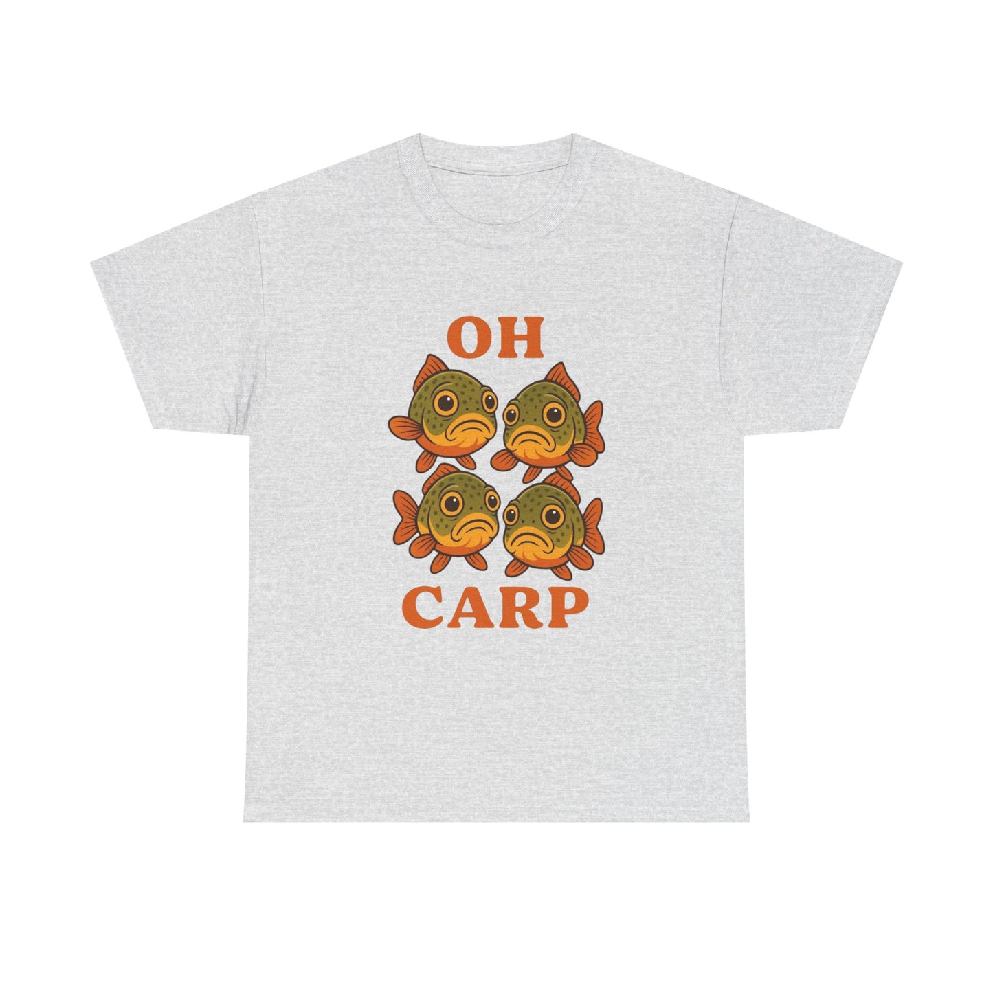 Oh Carp Funny Fishing Graphic T Shirt ADULT NEW