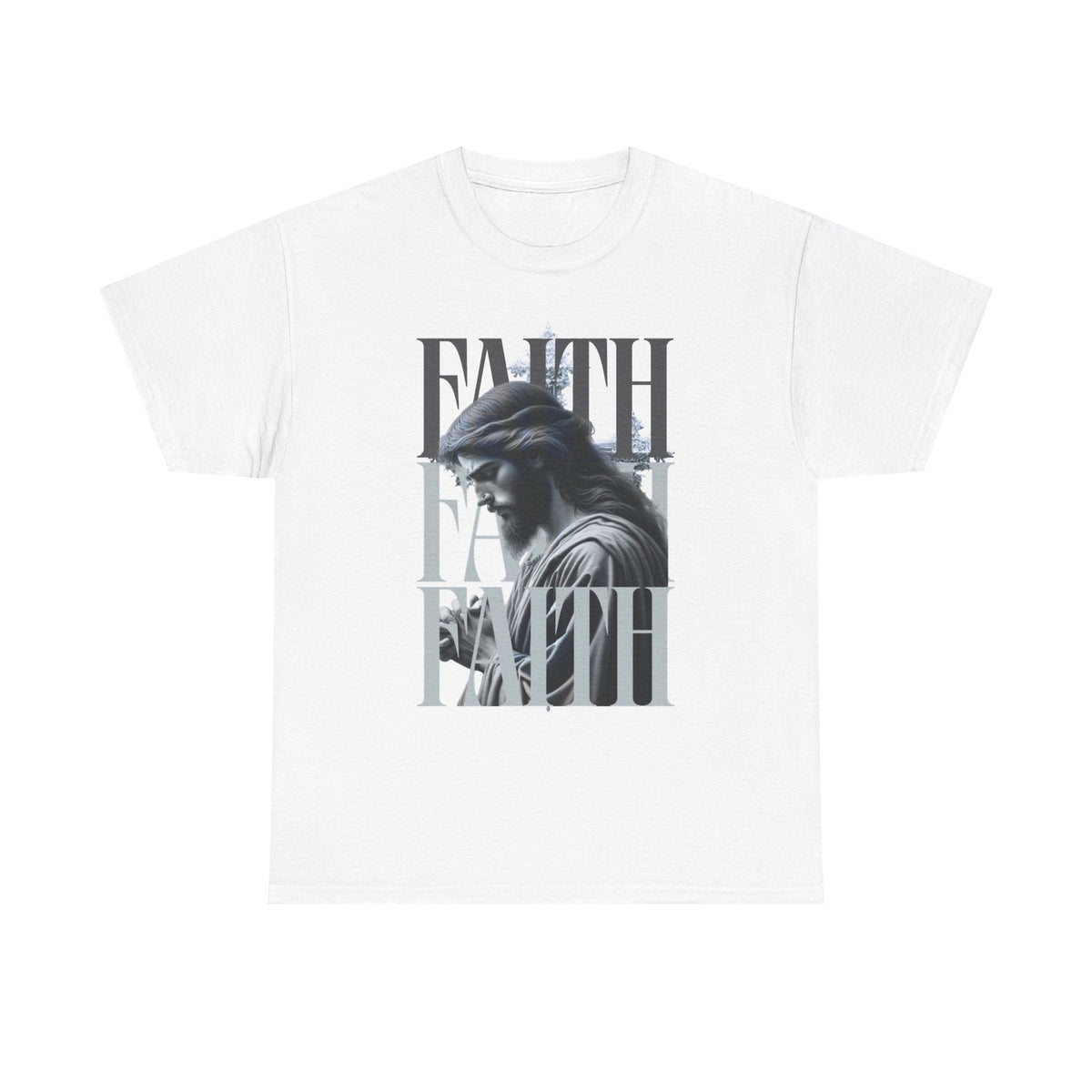 Have Faith Graphic T Shirt Men's Jesus Heavy Cotton Tee