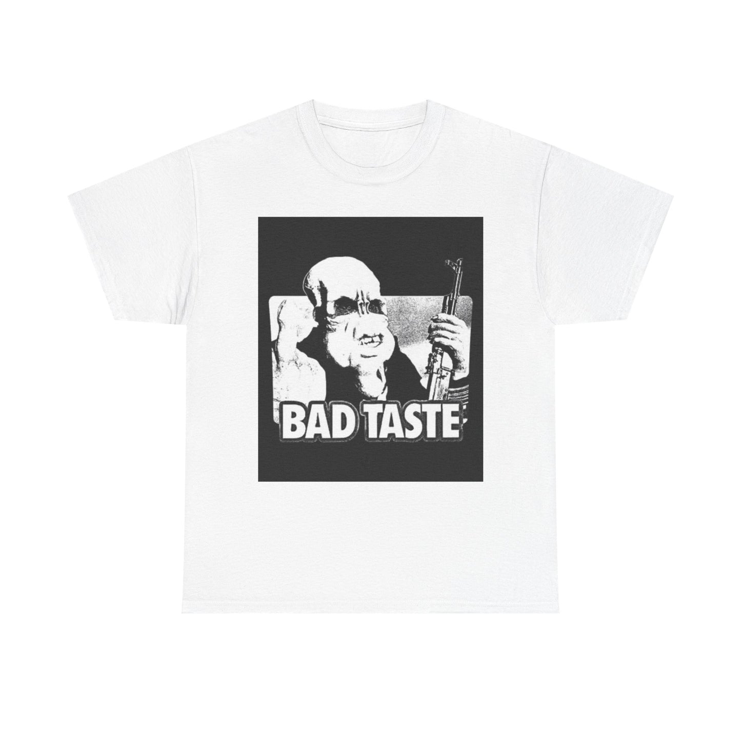 Bad Taste Poster Shirt Retro Graphic Art Unisex Heavy Cotton Tee