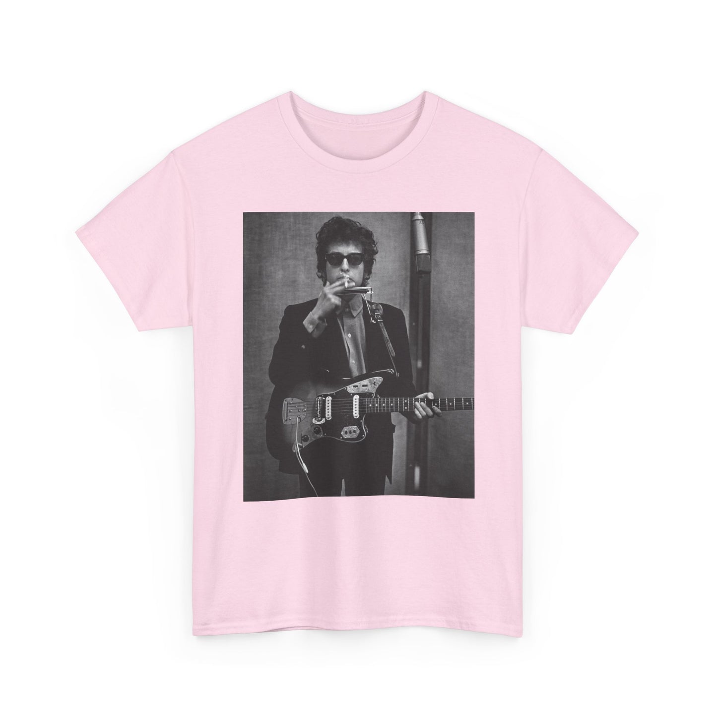 Bob Dylan T-shirt vintage classic rock retro art Unisex Heavy Cotton Tee