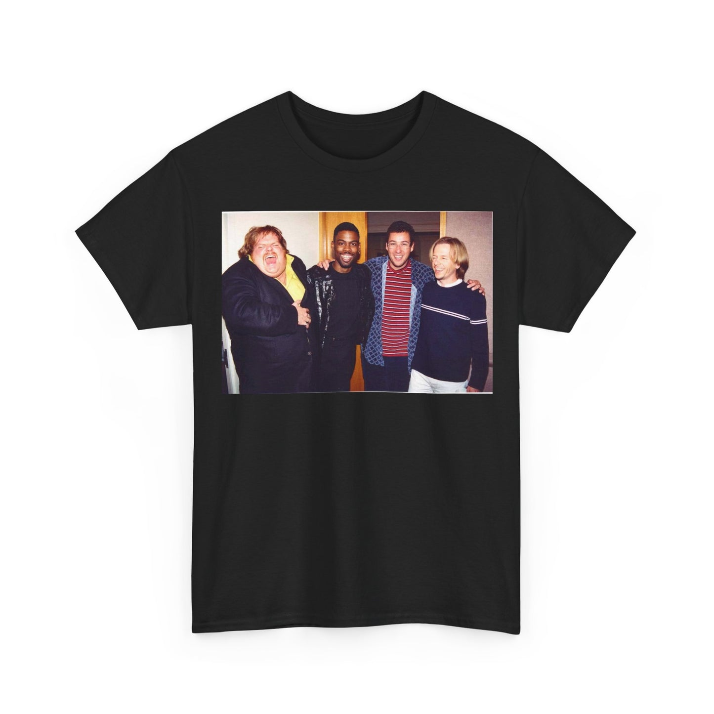Chris Farley T-shirt Sandler spade rock SNL comedy Gillis Unisex Heavy Cotton