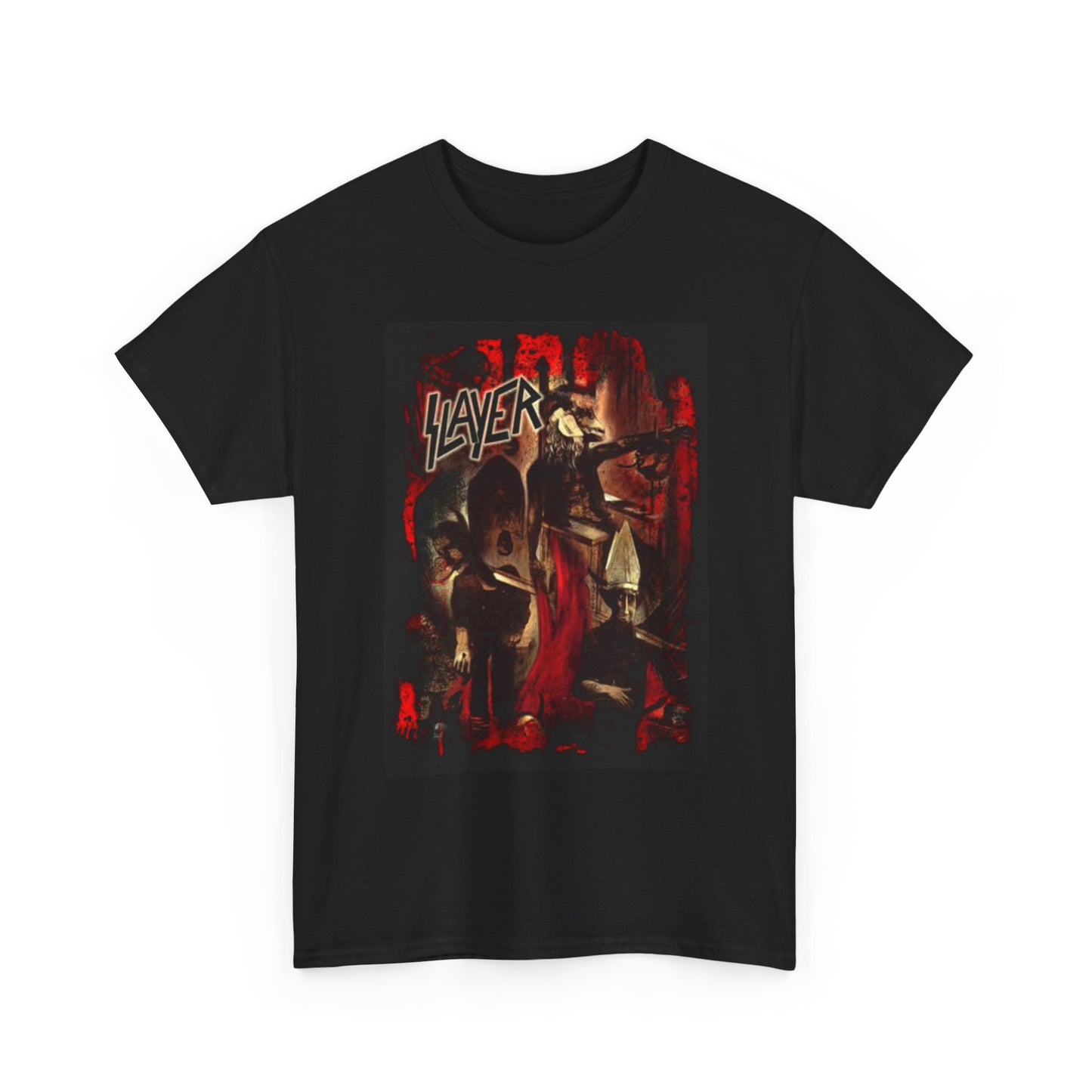 Slayer Graphic T Shirt Vintage Rock Metal Merch Retro Unisex Heavy Cotton Tee