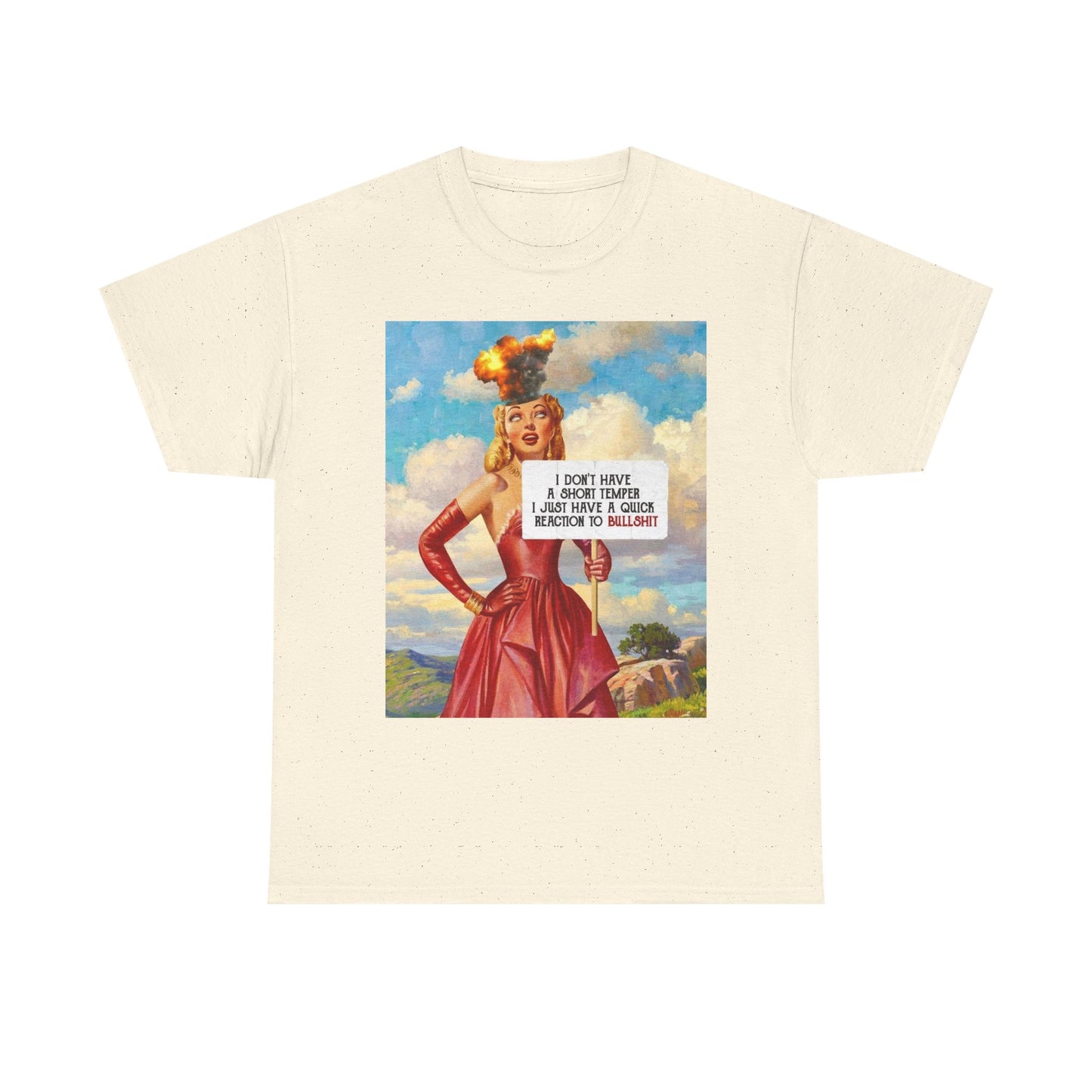 I Don't Have A Short Temper Funny T Shirt Unisex Heavy Cotton Tee