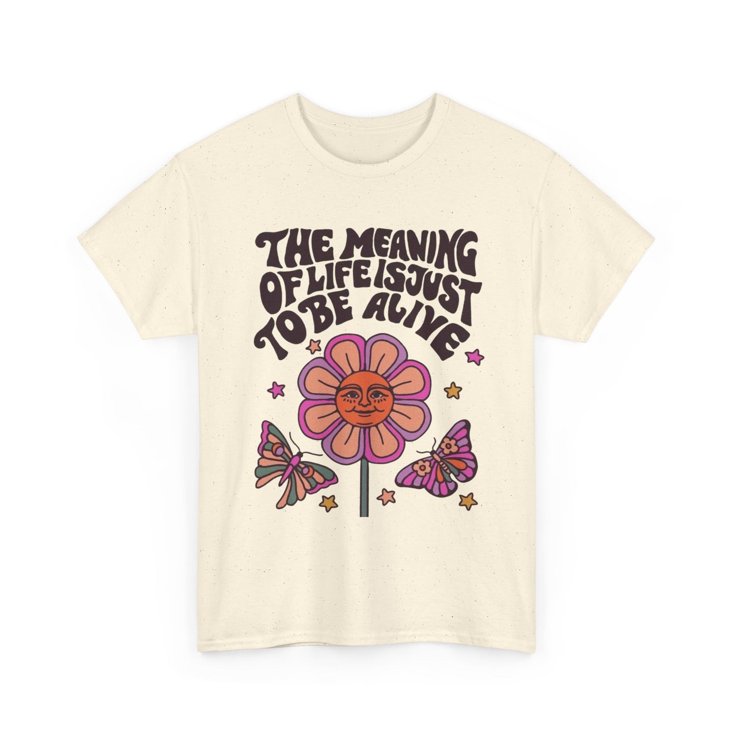 The Meaning Of Life Graphic T Shirt NEW ADULT Unisex Heavy Cotton Tee