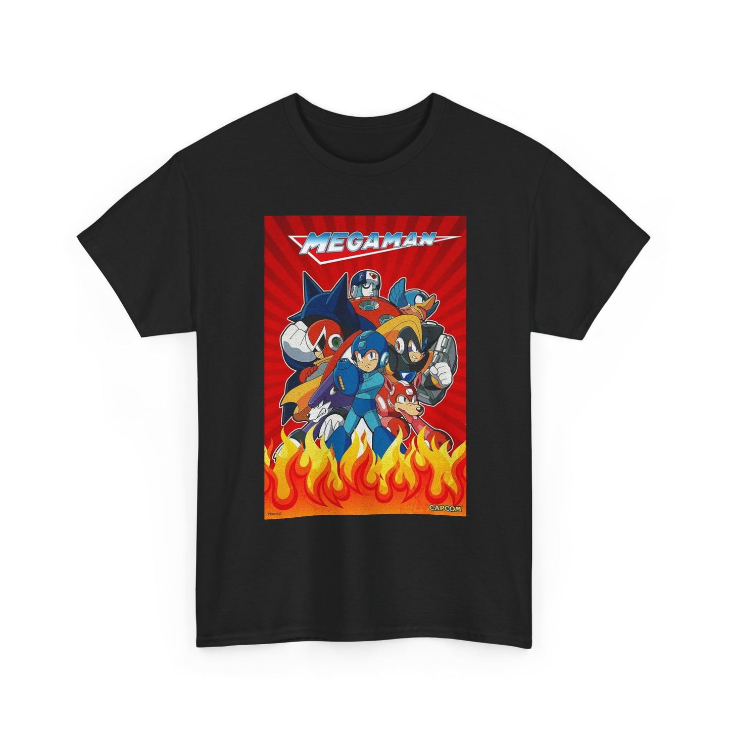 MegaMan Graphic T Shirt Vintage Gaming Retro Unisex Heavy Cotton Tee