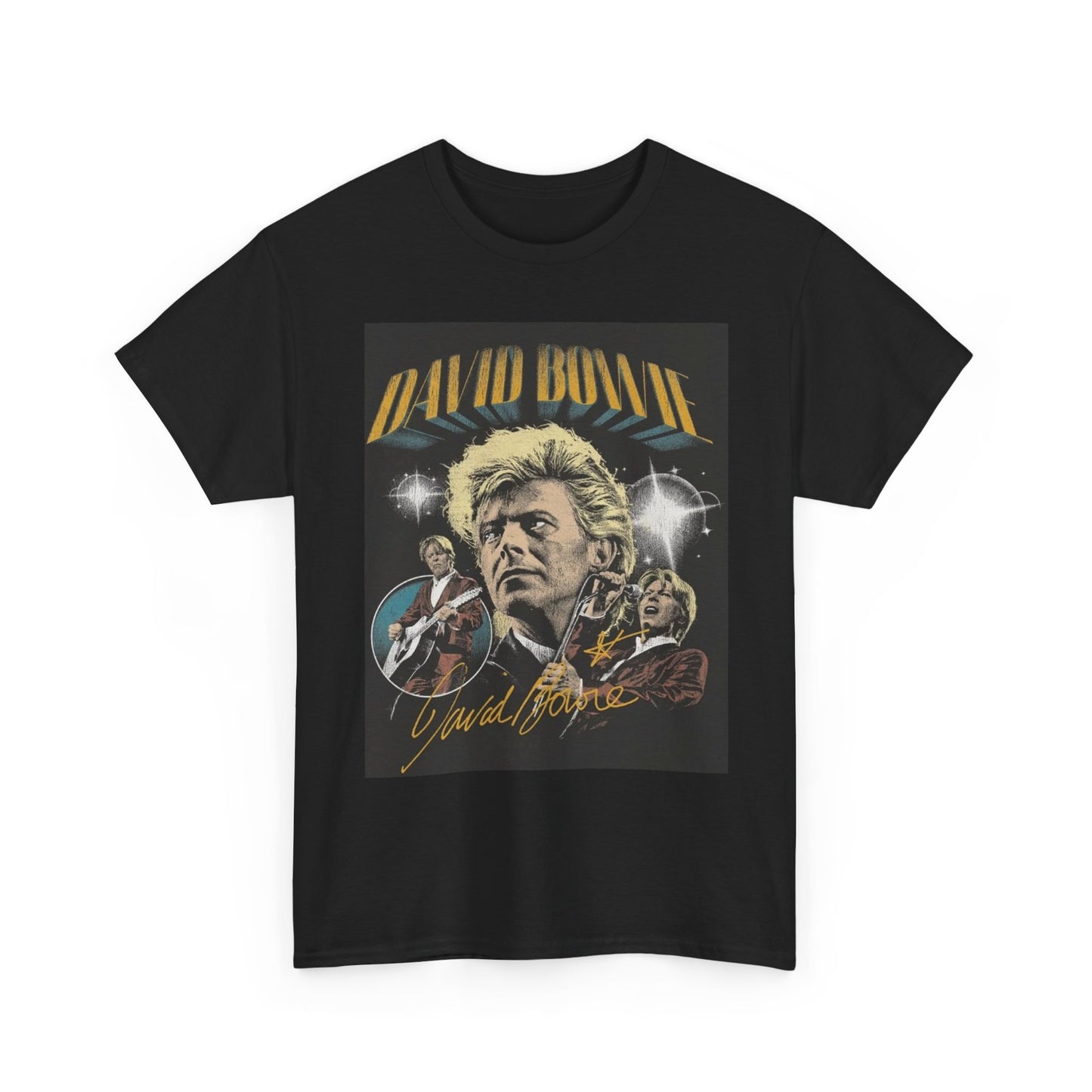 David Bowie Graphic T Shirt Apparel BRAND NEW Unisex Heavy Cotton Tee