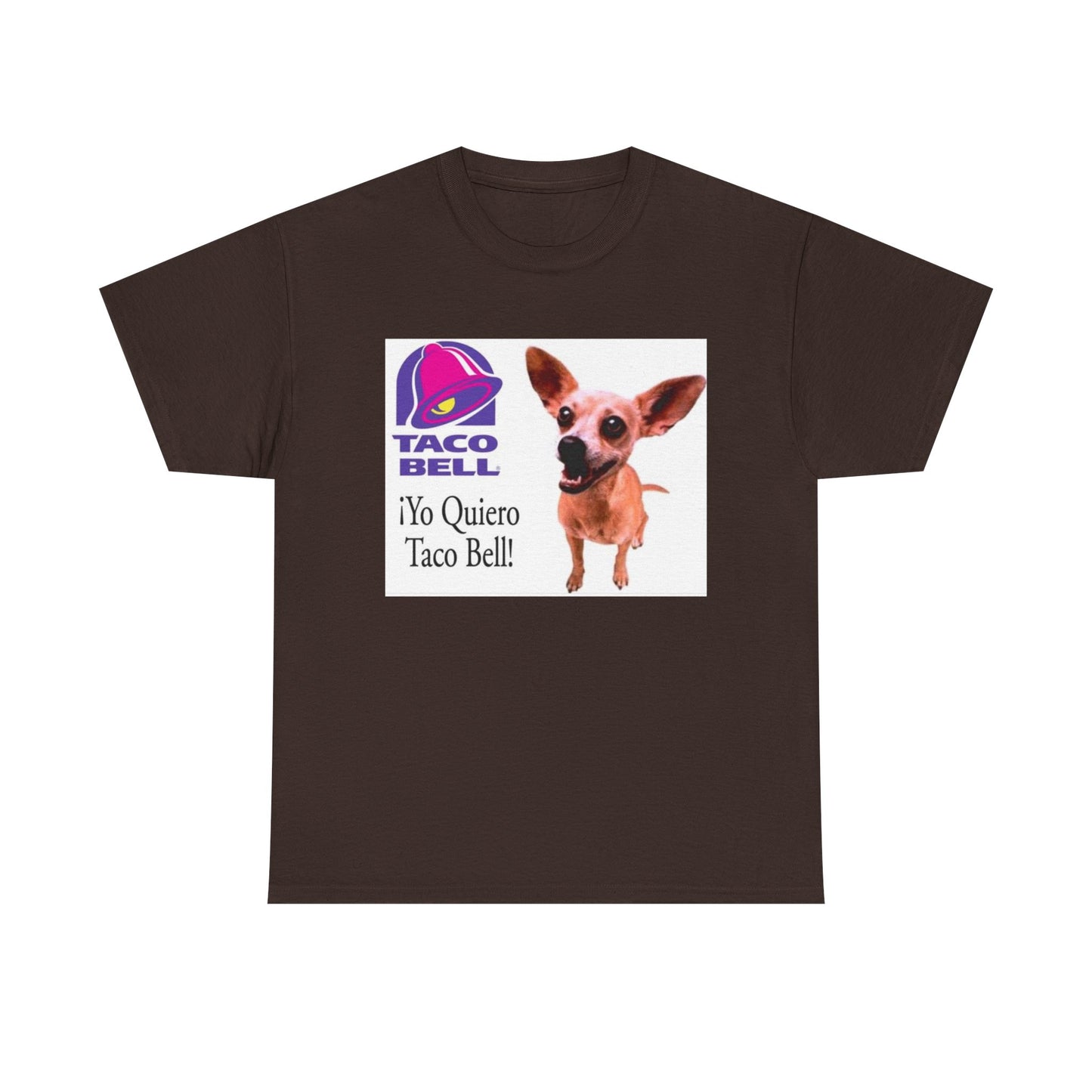 Taco Bell Shirt Funny Retro Logo Mexican Dog 90s Nostalgia Unisex Heavy Cotton