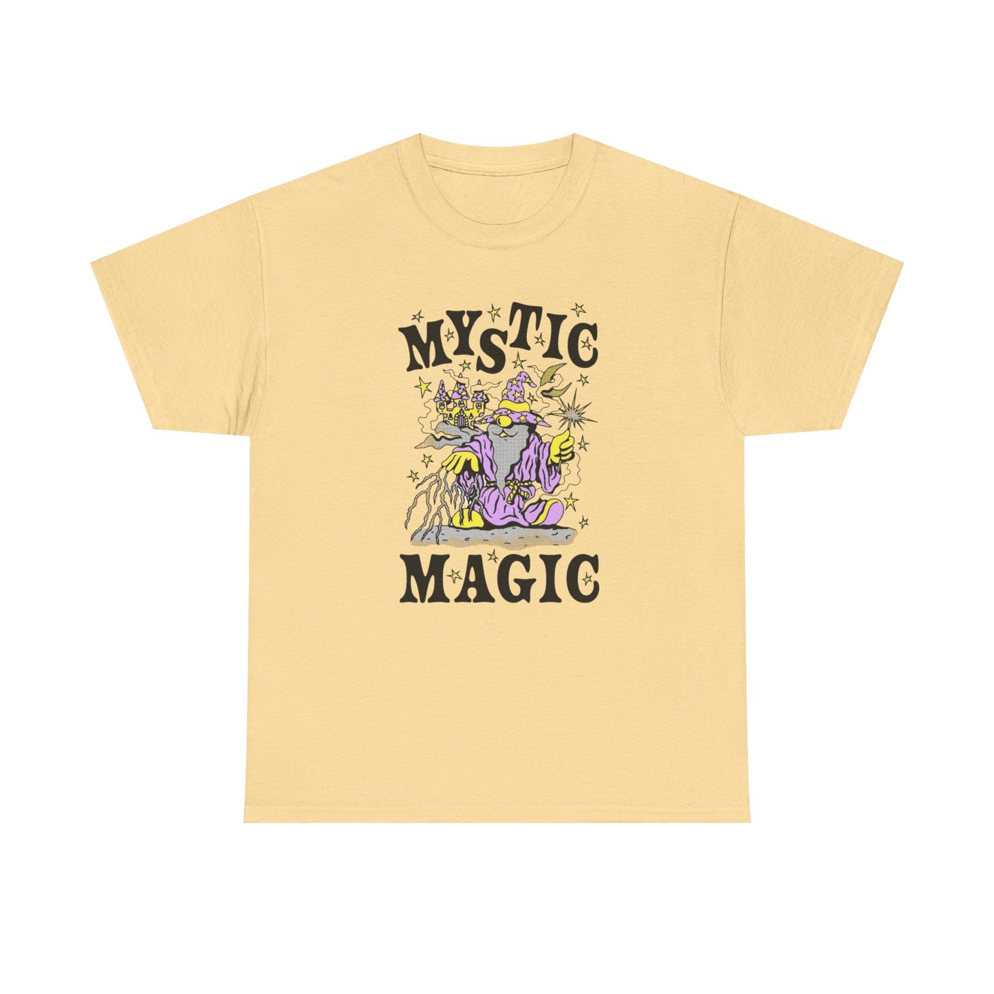 Mystic Magic Graphic T Shirt NEW Adult Unisex Heavy Cotton Tee