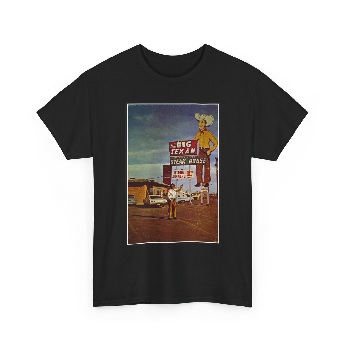 Big Texan Graphic T Shirt Heavy Cotton Tee NEW Gift