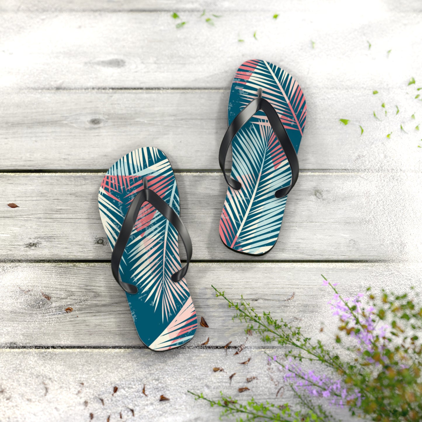 Summer Flowers Sandals Summer Flip Flops Slides BRAND NEW