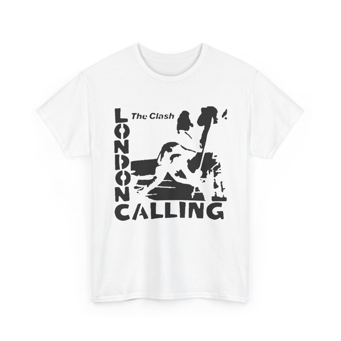 The Clash London Calling Graphic T Shirt Unisex Heavy Cotton Tee
