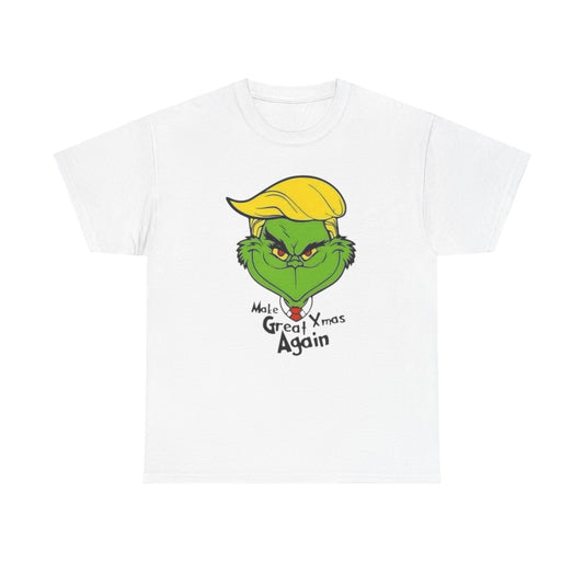 Make Christmas Great Again Funny Graphic T Shirt Unisex NEW Heavy Cotton Tee