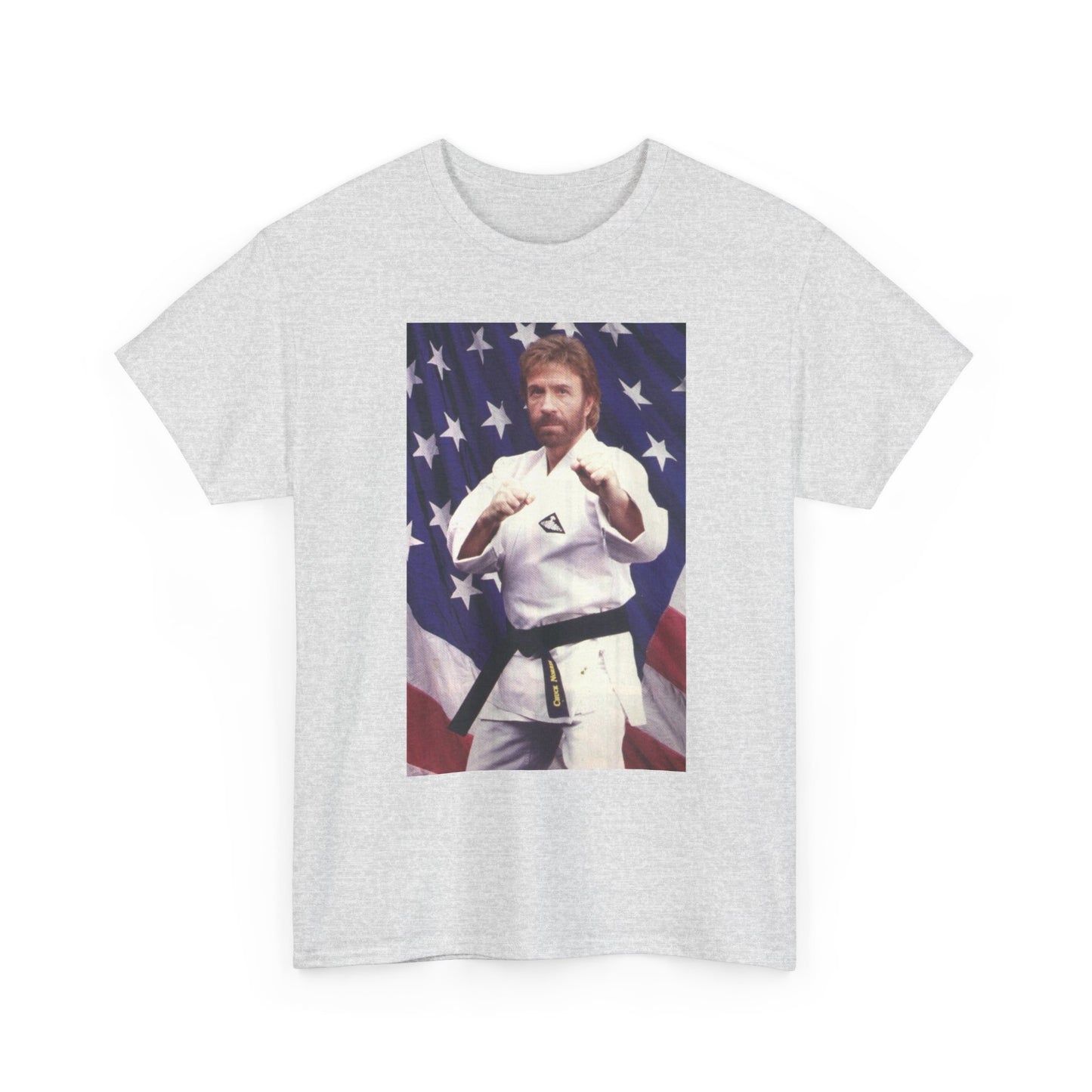 American Flag Chuck Norris Graphic T Shirt NEW Cotton Tee Gift