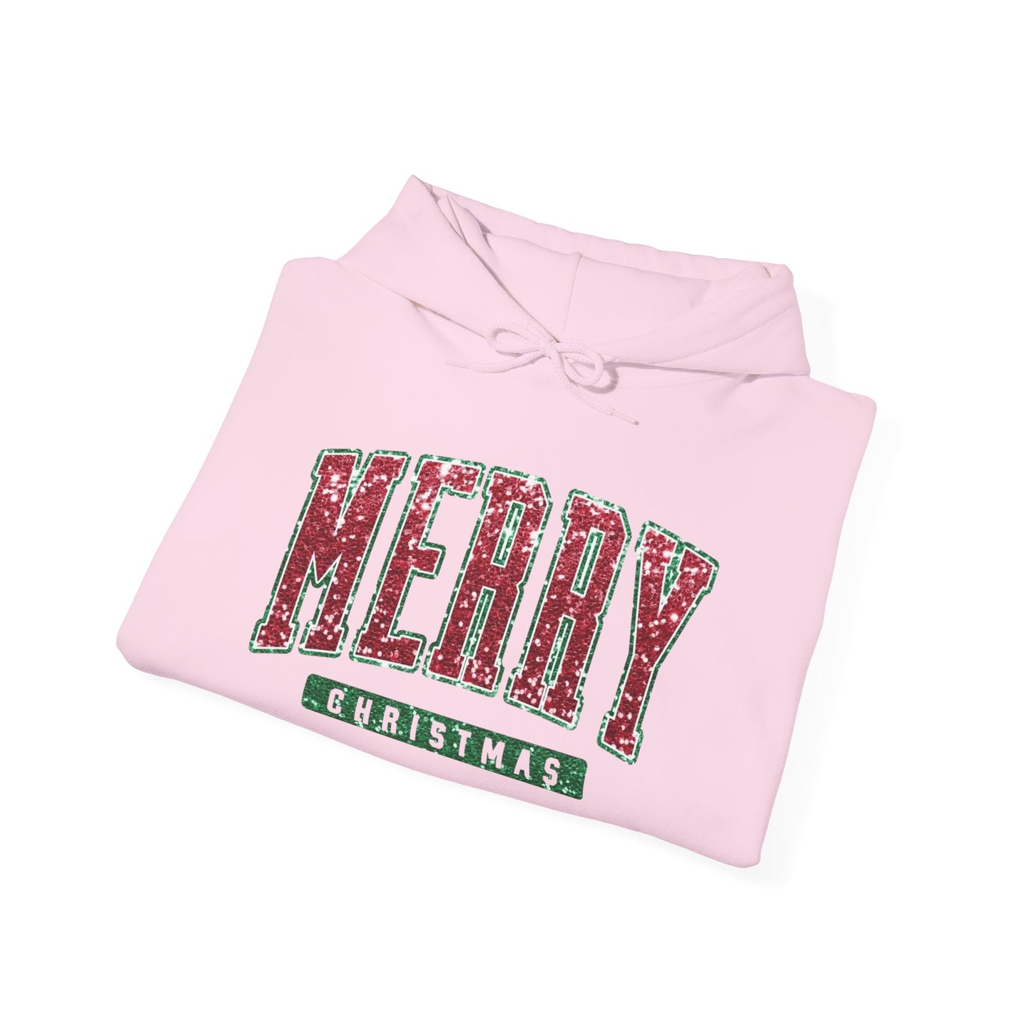 Merry Christmas Festive Graphic Hoodie Unisex Heavy Blend™ Hooded Sweatshirt NEW