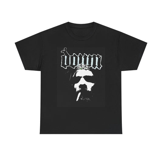 Down Graphic T Shirt Punk Rock Vintage Retro Unisex Heavy Cotton Tee