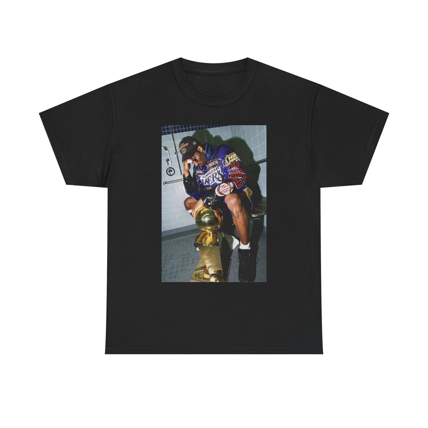 Kobe Graphic T Shirt Vintage Trophy Championship Unisex Heavy Cotton Tee
