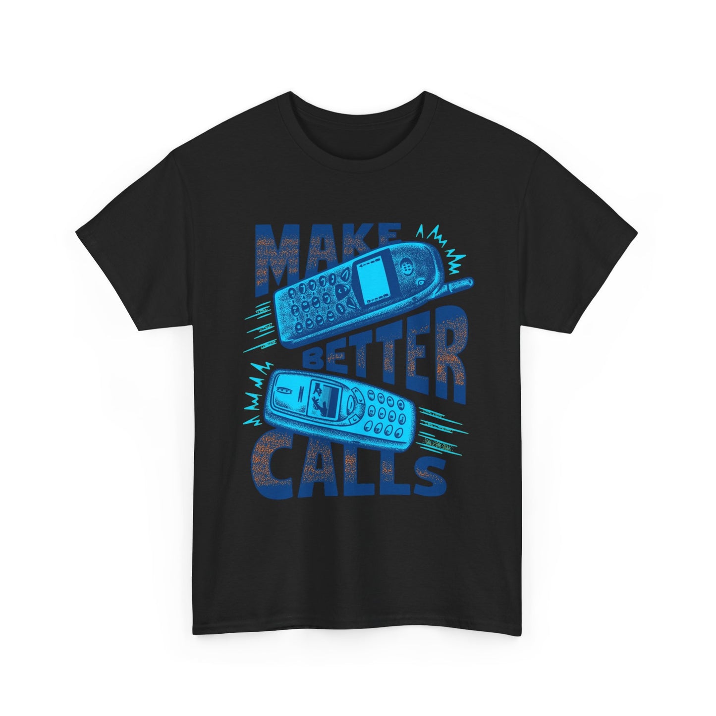 Make Better Calls Vintage Graphic T-Shirt, Unisex Cotton Shirt
