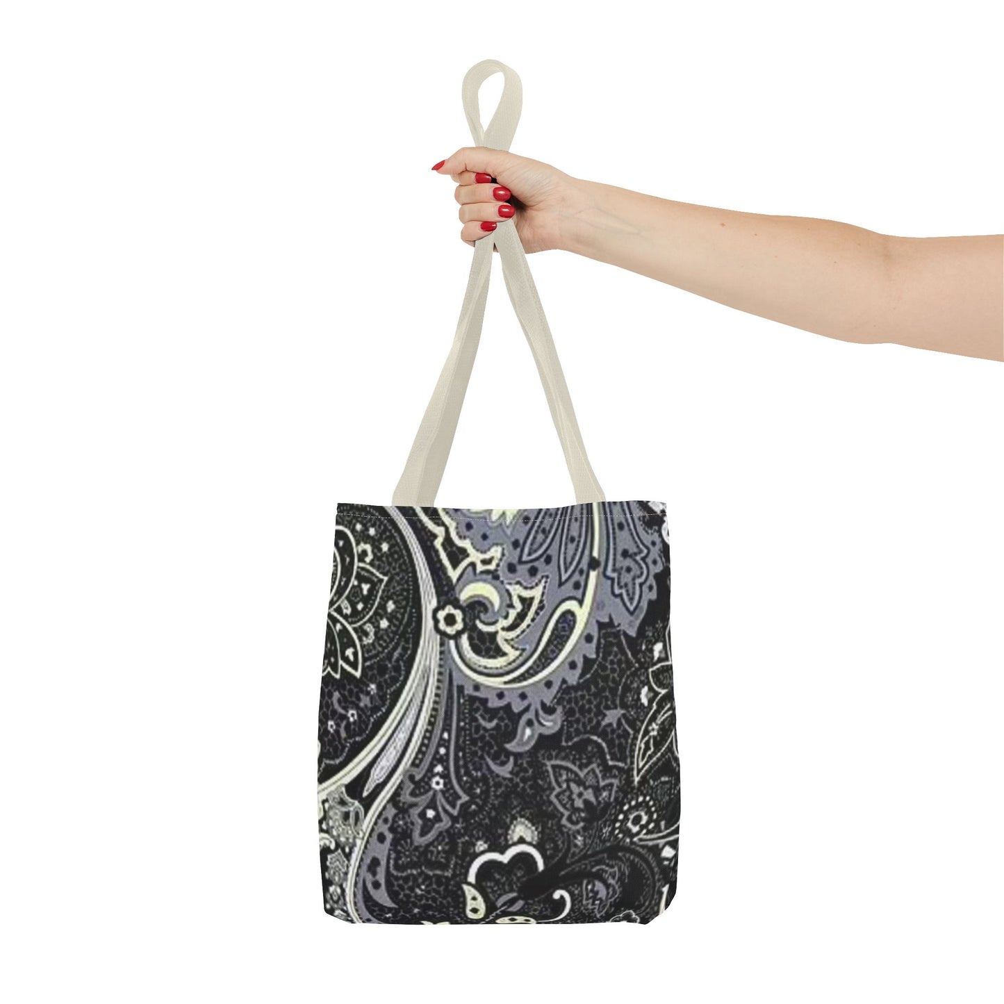 Black And Silver Pattern BRAND NEW Tote Bag (AOP)