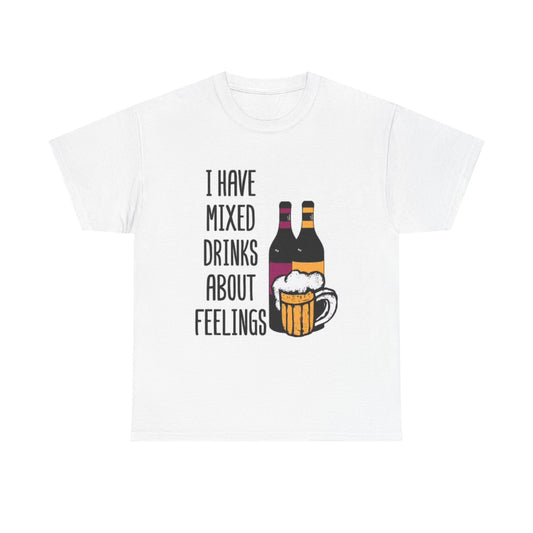 Funny Mixed Drinks Graphic T Shirt Garage Beers Unisex Heavy Cotton Tee