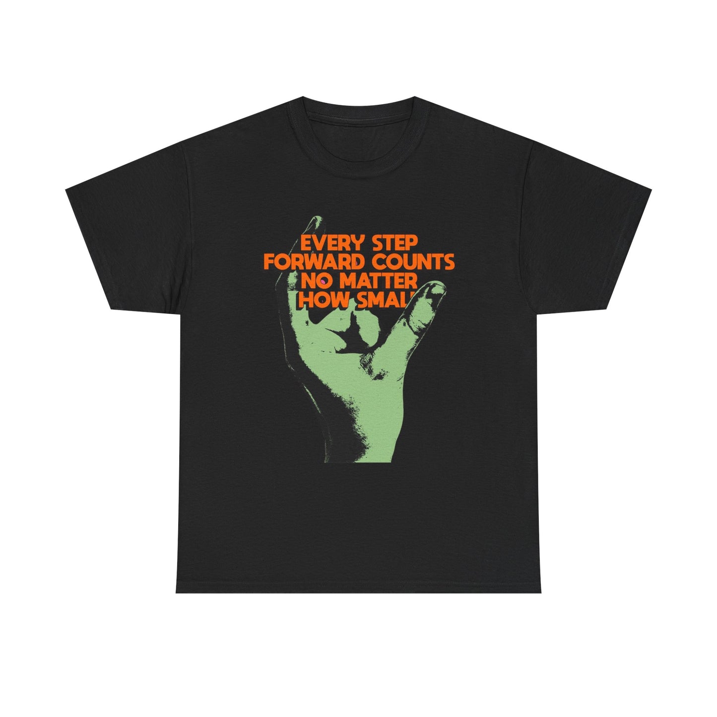Every Step Forward Counts Graphic T-Shirt Unisex Heavy Cotton Tee Gift